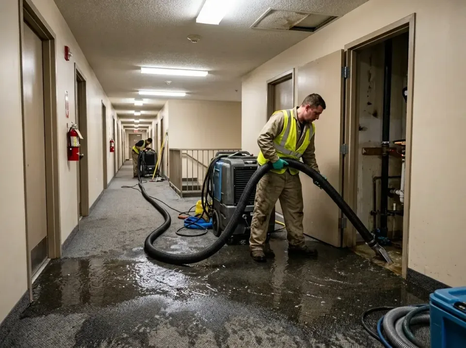 multi-unit-apartment-hallway-f-005 — frequently asked questions, Emergency Burst Pipe Water Extraction & Removal in Quantico…